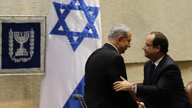 نتنياهو وهولاند