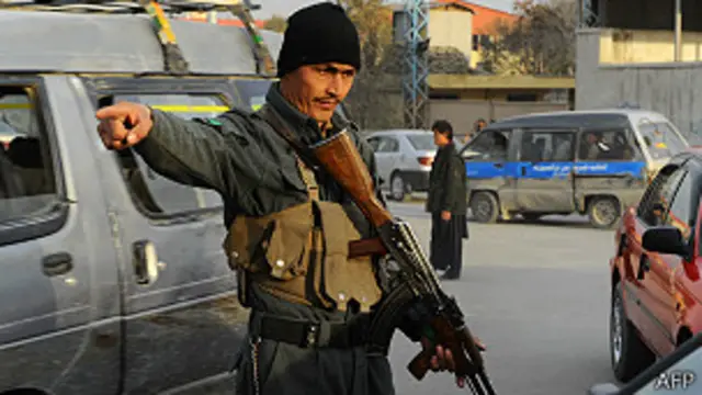 Афганский полицейский