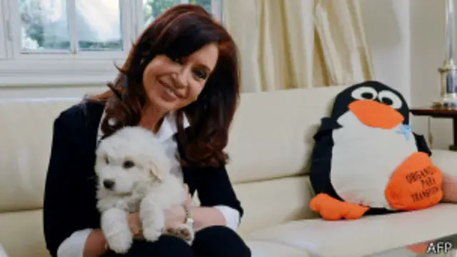 Cristina Fernández de Kirchner con Simón