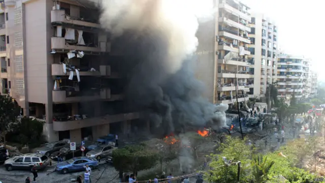 Explosão em Beirute (AFP)