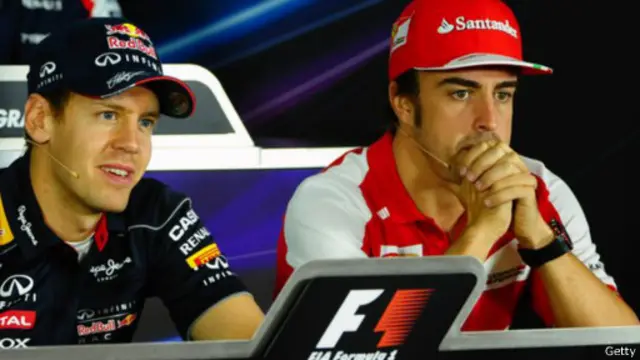 vettel, alonso