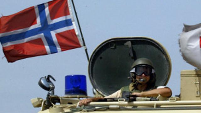 Tanque noruego en Irak, 2004