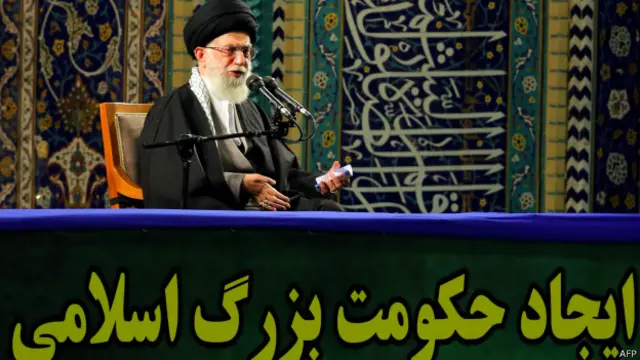 ایران کے رہبرِ اعلیٰ تہران میں ایرانی خفیہ پولیس بسیج کے اجتماع سے خطاب کر رہے تھے