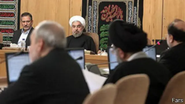 آقای روحانی در جلسه هیات دولت سخنرانی کرده