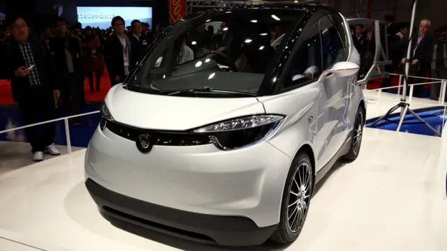 عرضت ياماها ايضا سيارة MOTIV في جناحها في المعرض.