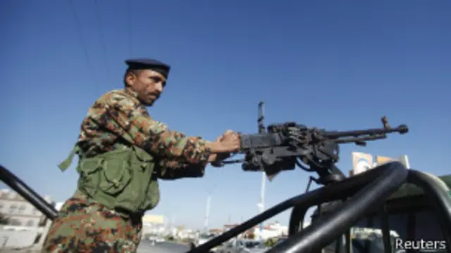 قوات أمن يمنية