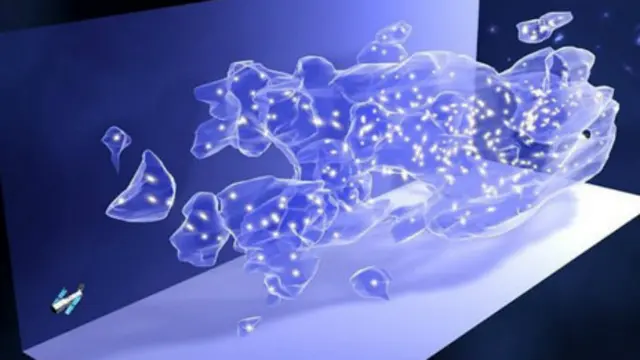 Gráfica de materia oscura