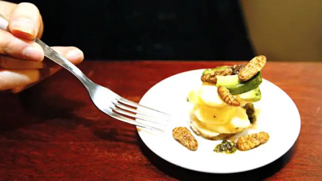 කෘමීන් සහිත ප්රනීත ආහාර බඳුන්