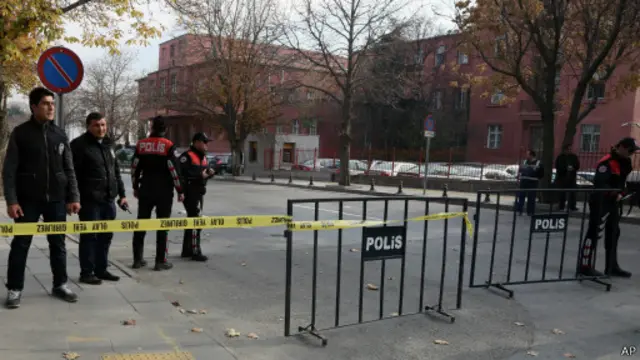 У канцелярии Эрдогана в Анкаре