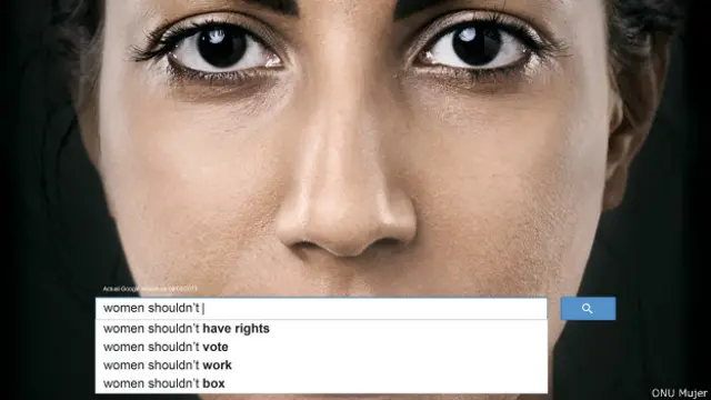 Las mujeres no deben / ONU Mujer