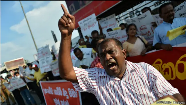 කොළඹ පැවති වැටුප් උද්ඝෝෂණයක්