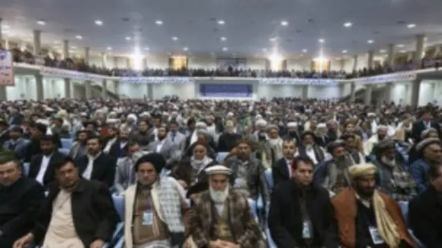 阿富汗部落长老的大国民议会正在举行。