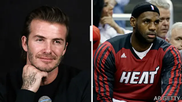 Beckham y LeBron
