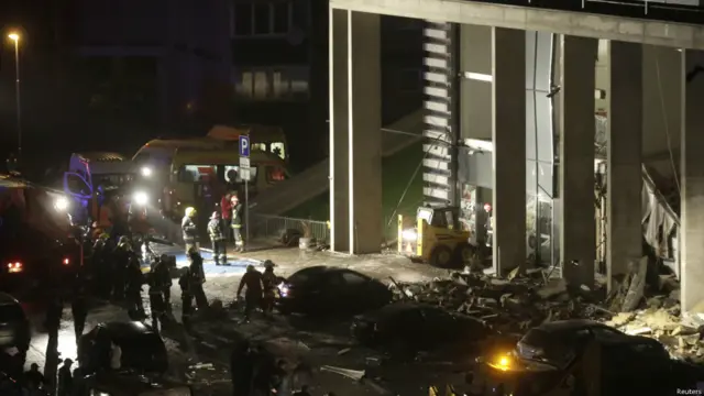 Место трагедии в Риге