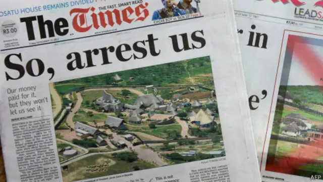 "Ну то заарештуйте нас!" - написали газети, порушивши заборону уряду знімати резиденцію президента