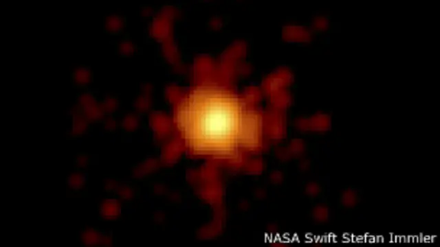 Imagen captada por el telescopio Swift