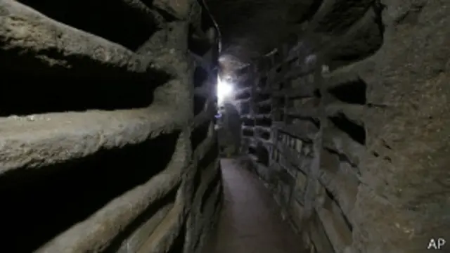 Catacumbas de Priscila, en Roma