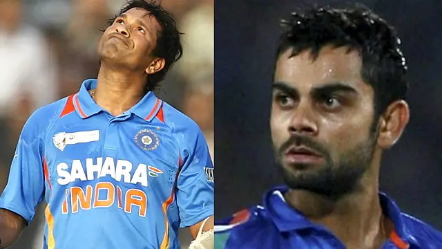 विराट कोहली और सचिन तेंदुलकर