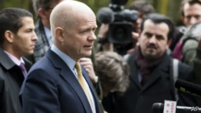 Уильям Хейг на переговорах по Ирану в Женеве