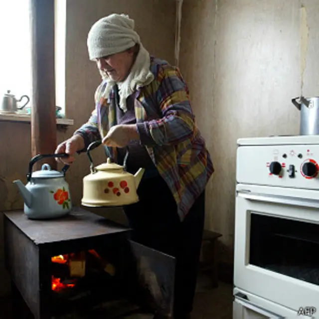 На кухне в одной из квартир в Грузии