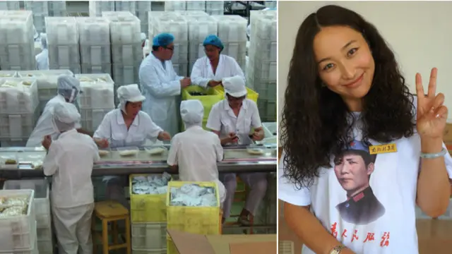 نانجیکن کی نوڈل فیکٹری میں کام کرنے والی لی جوان اس گاؤں کے خاموش ماحول پر فدا ہیں