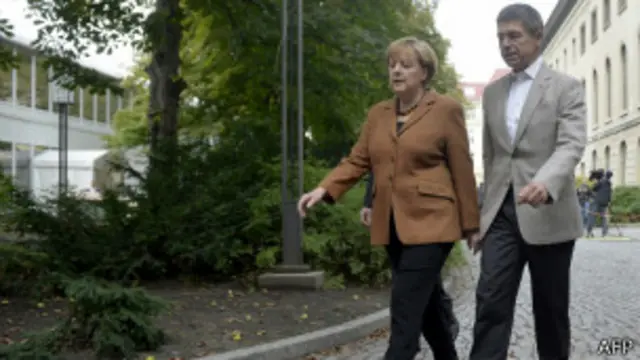 Ангела Меркель с мужем