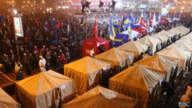 Палатки Евромайдана