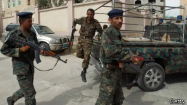 Soldados en Yemen