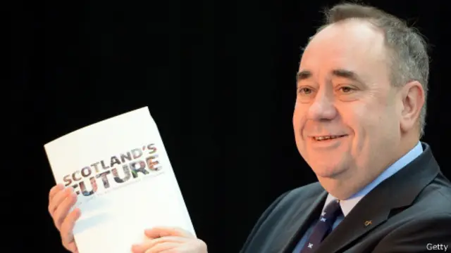 Алекс Салмонд с Белой книгой