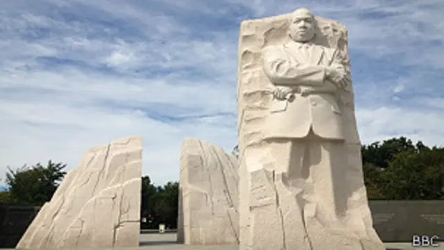 Une vue du mémorial Martin Luther King