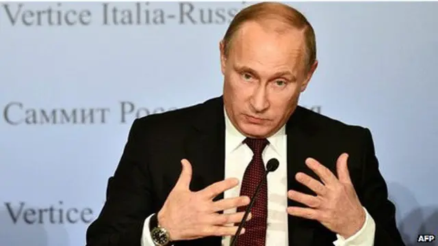 Tổng thống Putin nói ông không gây sức ép với Tổng thống Ukraine