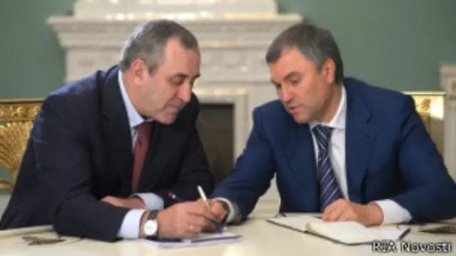 Вячеслав Володин и Сергей Неверов