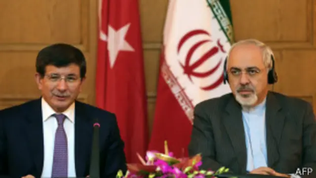 محمد جواد ظریف و احمد داوود اوغلو