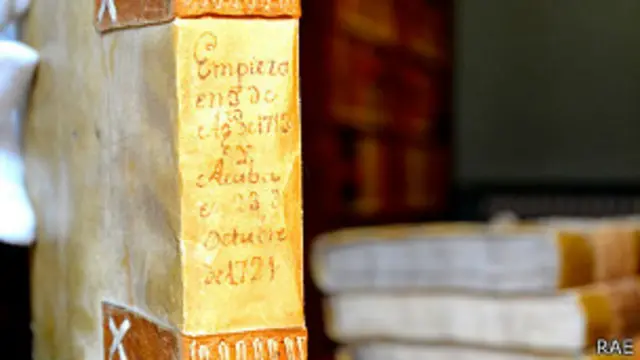 Actas de sesiones de la RAE