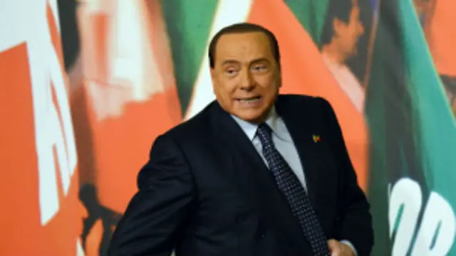 سيقضي برلسكونيعقوبة لمدة عام رهن الإقامة الجبرية أو في الخدمة العامة