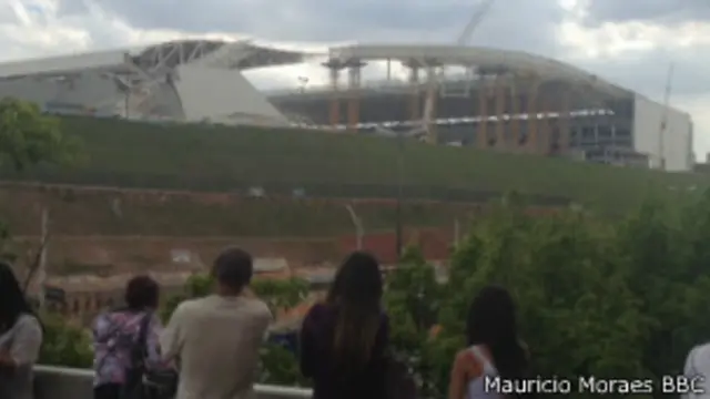 acidente Arena Corinthians
