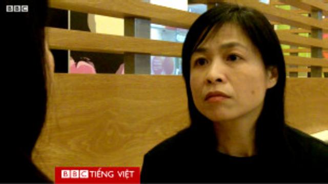 Chị Nguyễn Thị Xuân trả lời phỏng vấn