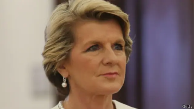 澳大利亞外長畢曉普（資料照片，13/11/2013）