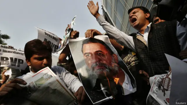 තරූන් තේජ්පාල් විරෝධී උද්ඝෝෂණයක් 