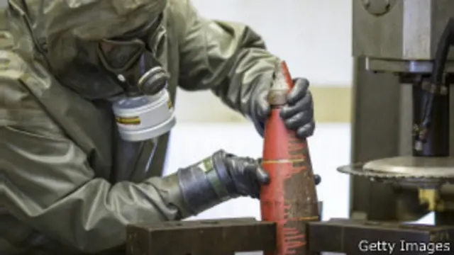 سوریه بیش از هزار تن سلاح شیمیایی دارد