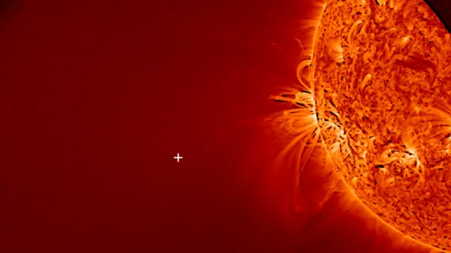 El cometa Ison en su paso junto al sol