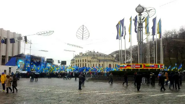 Митинг на Европейской площади