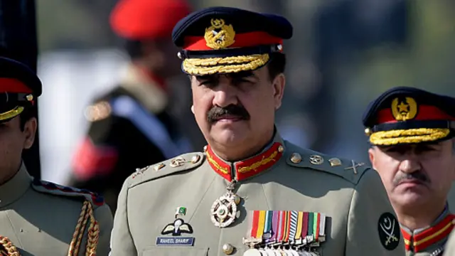 د پاکستان د پوځ مشر راحیل شریف څو ورځې وړاندې افغانستان ته راغلی و