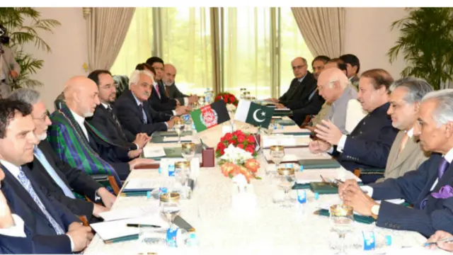 हामिद करज़ई, नवाज़ शरीफ़