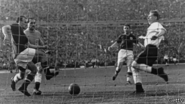 Inglaterra vs. Hungría en 1954