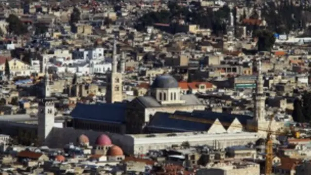 يقع المسجد الأموي في قلب العاصمة دمشق