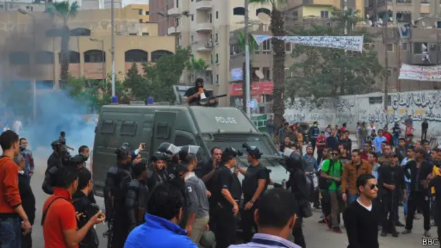 عزز الأمن المصري من انتشاره لمواجهة المظاهرات