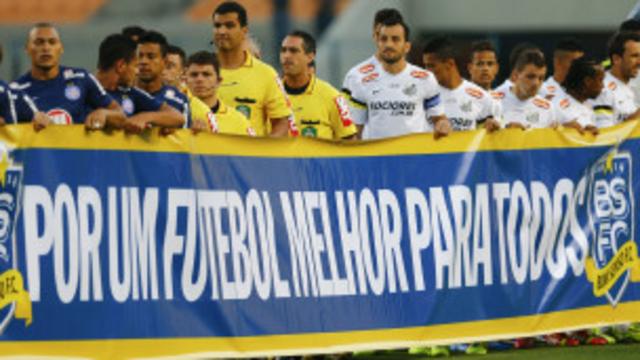 Protesto do Bom Senso FC  | Foto: AP
