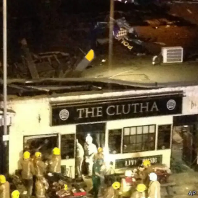 Место крушения вертолета