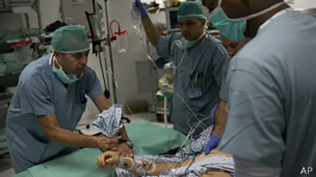 Paciente sirio es atendido en el Ziv Medical Center de Israel